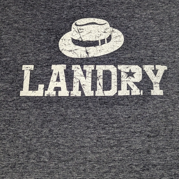 TOM LANDRY with Iconic Hat Graphic XXL. The Greatest Dallas Cowboys Coach - Picture 6 of 7